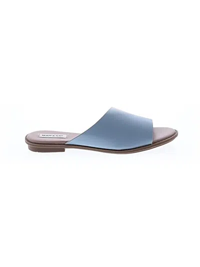 Pre-owned Matt & Nat Sandals In Blue
