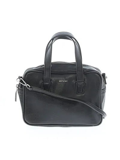 Pre-owned Matt & Nat Satchel In Black