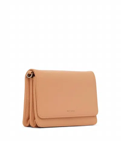 Matt & Nat Women's Purity Crossbody Bag In Melon In Beige