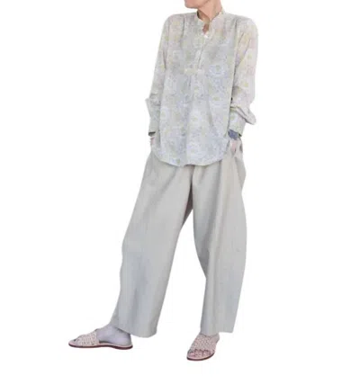 Matta Iride Booj Top In Fog In Gray