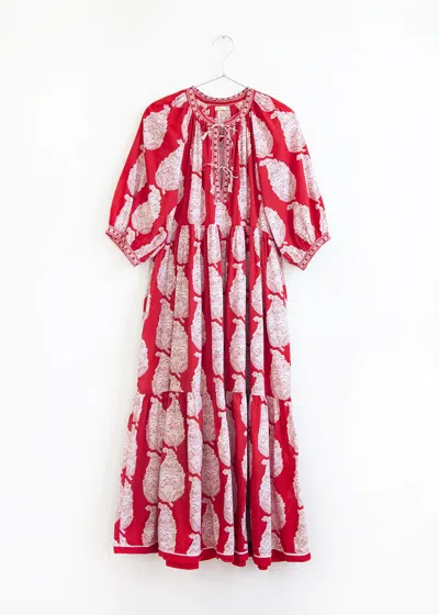 Matta Katia Dal Midi Dress Red