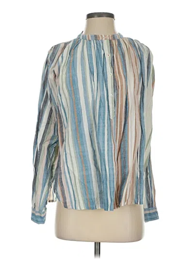 Pre-owned Matta Long Sleeve Blouse In Blue