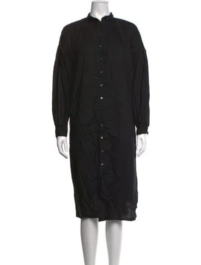 Pre-owned Matta Midi Length Dress In Black