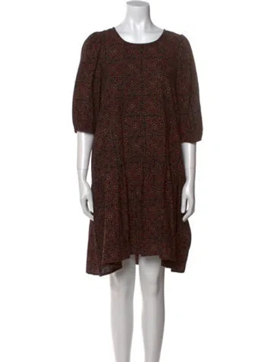 Pre-owned Matta Printed Knee-length Dress In Multi