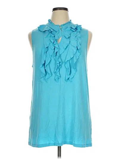 Pre-owned Matta Sleeveless Blouse In Teal