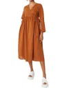Matta Symi Hera Dress In Caramel In Multi