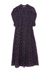 Matta V Neck Maxi Dress With Print