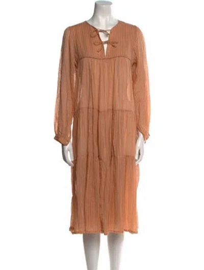 Pre-owned Matta V-neck Long Dress
