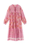 Matta Yamini Booj Midi Dress, Rosa