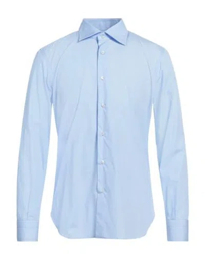 Mattabisch Man Shirt Light Blue Size 16 ½ Cotton