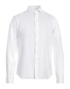 Mattabisch Man Shirt White Size 17 Linen