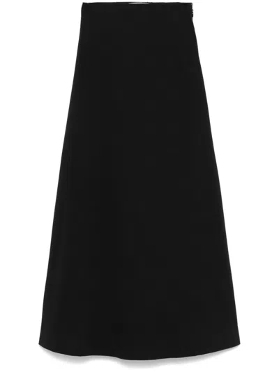 MATTEAU BLACK A-LINE SKIRT