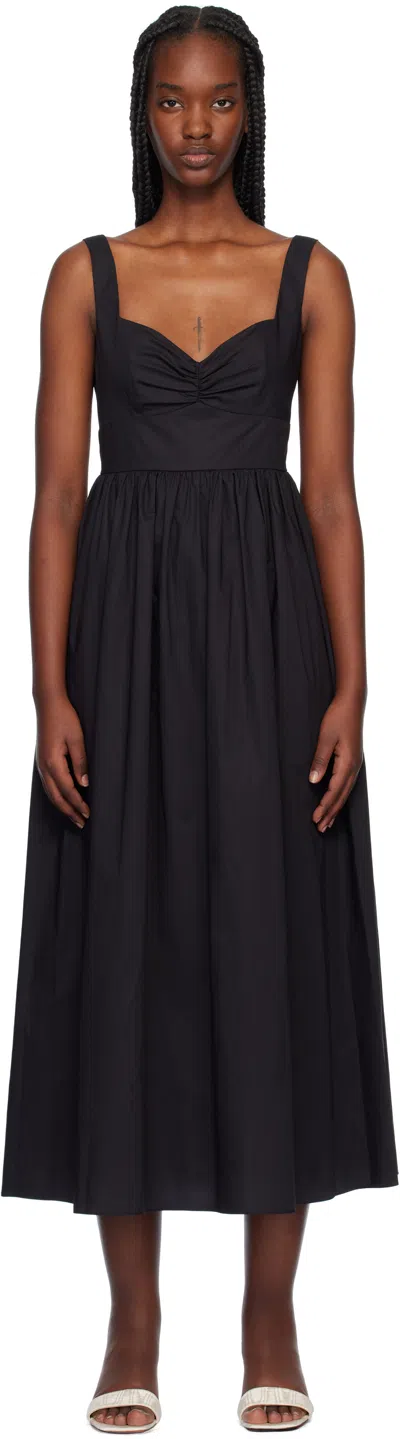 Matteau Black Bralette Midi Dress