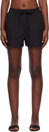 Matteau Black Relaxed Shorts In Black