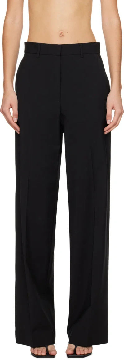 Matteau Black Tailored Trousers