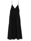 Matteau Triangle Tiered Dress In Black