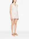 Matteau Broderie Anglaise Mini Dress In White