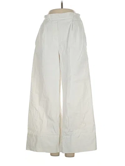 Pre-owned Matteau Casual Pants In Ivory