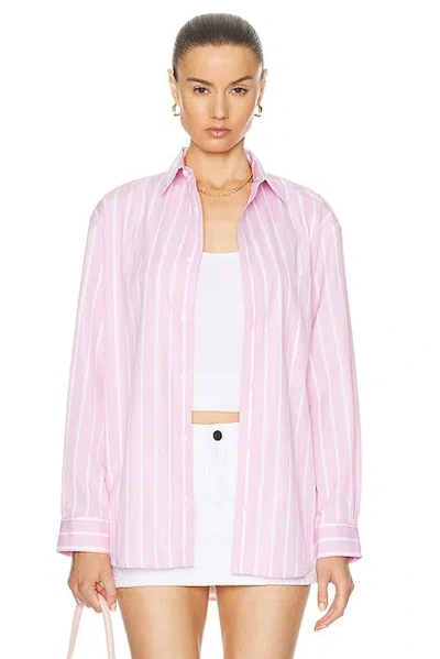 Matteau Classic Stripe Shirt In Sorbet Stripe