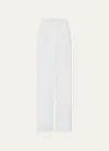 Matteau Cotton Drawstring Pants In White