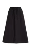 Matteau Cotton Skirt In Black