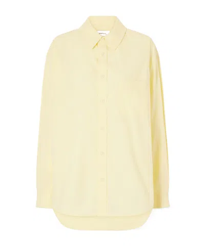 Matteau Organic Cotton-poplin Shirt In Yellow