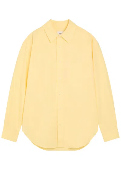 Matteau Cotton-poplin Shirt In Yellow