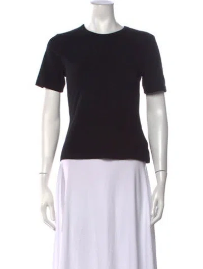 Pre-owned Matteau Crew Neck Short Sleeve T-shirt In Black