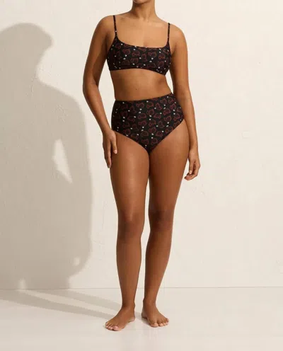 Matteau Crop Top In Casablanca In Black