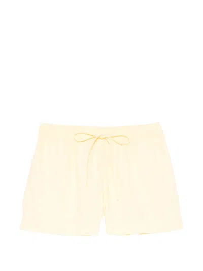 Matteau Drawstring-waist Shorts In Yellow