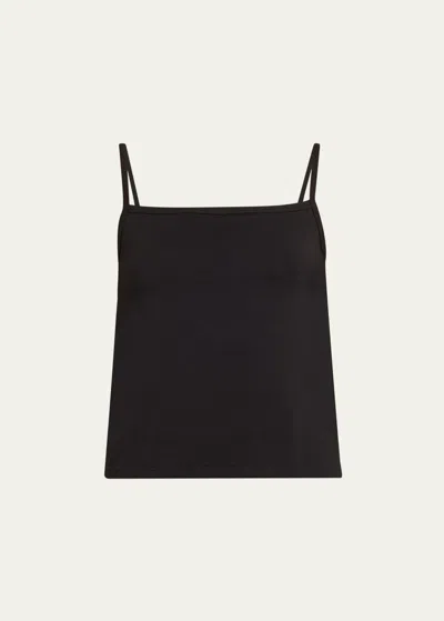 Matteau Everyday Jersey Singlet In Black