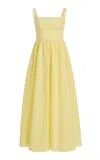 Matteau Exclusive Crossback Linen-cotton Maxi Dress