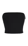 Matteau Exclusive Strapless Cotton-silk Top