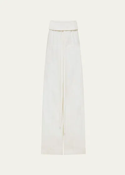 Matteau Fisherman Drawcord Pants In White