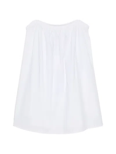 Matteau Frill-trim Mini Dress In White