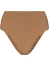 Matteau High Waisted Bikini Bottom In Braun