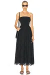 Matteau Knit And Broderie Dress