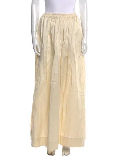 Pre-owned Matteau Linen Long Skirt W/ Tags In Neutral