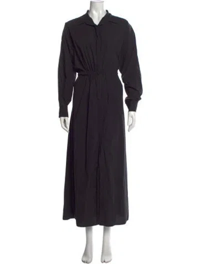 Pre-owned Matteau Long Dress In Black