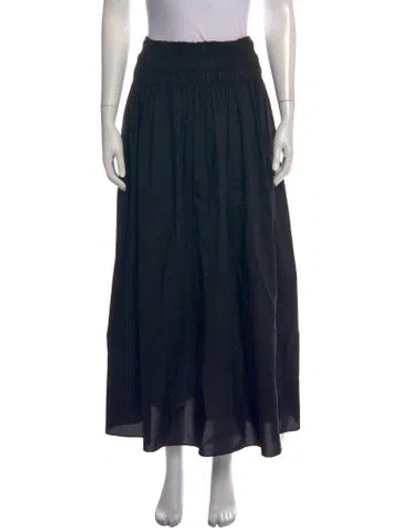 Pre-owned Matteau Long Skirt In Black