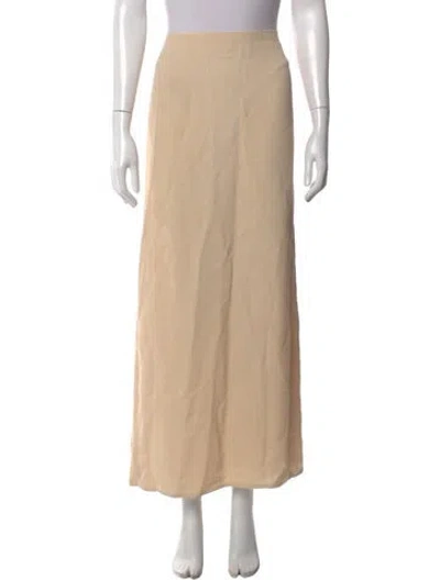 Pre-owned Matteau Long Skirt In Neutral