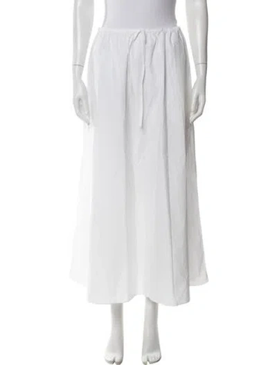 Pre-owned Matteau Long Skirt W/ Tags In White