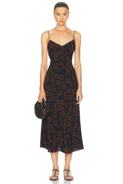 Matteau Low Back Slip Dress In Panama