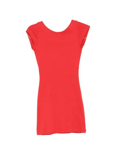 Matteau Low-back Mini Dress In Red