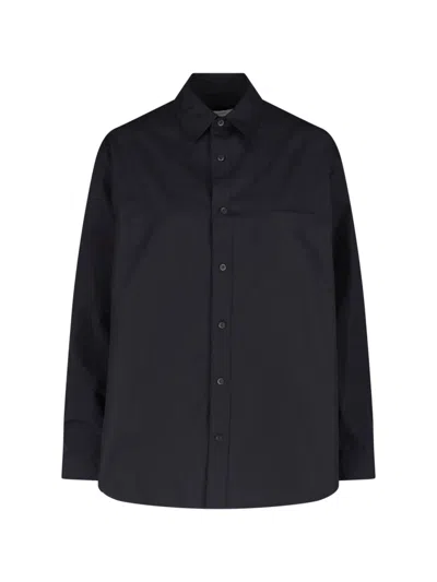Matteau Matte Silk Shirt In Black