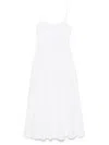 Matteau Maxikleid Aus Popeline In Weiss