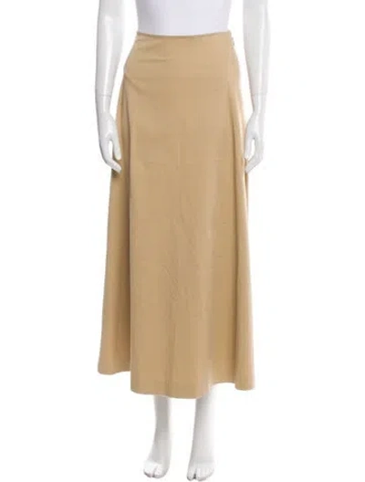 Pre-owned Matteau Midi Length Skirt In Neutral