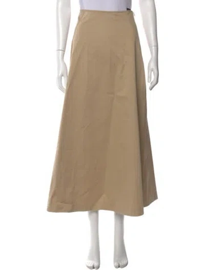 Pre-owned Matteau Midi Length Skirt W/ Tags In Neutral