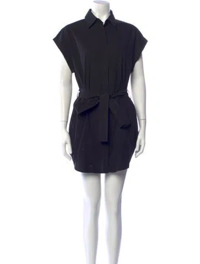 Pre-owned Matteau Mini Dress In Black