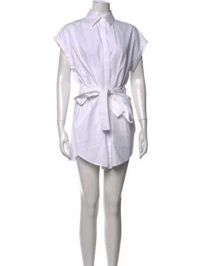 Pre-owned Matteau Mini Dress In Grey